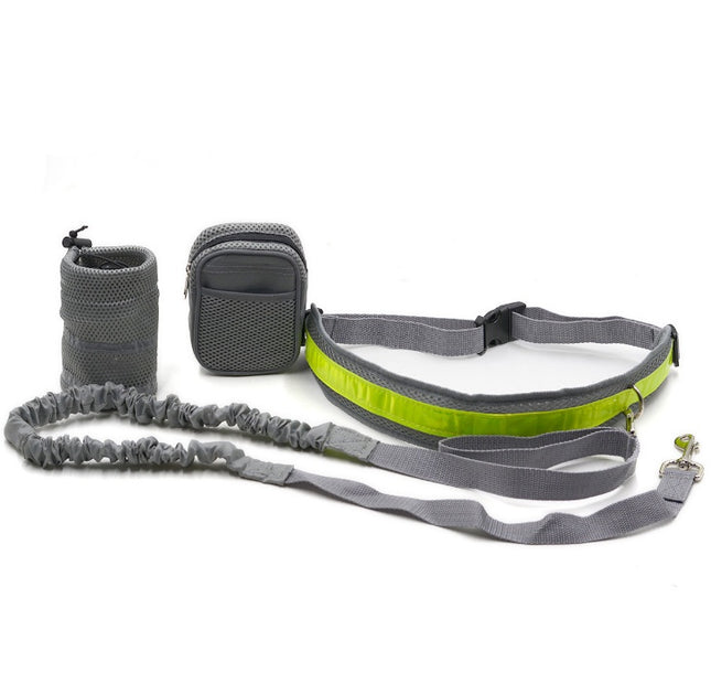 Laisse Mains-Libres Ajustable pour Chien - Jogging, Course & Sport avec Votre Compagnon