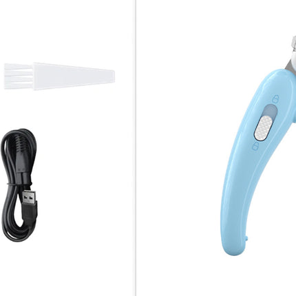 Pets Dog Paw Trimmer With LED Light Fully Waterproof Pet Hair Trimmer With LED Display Dog Clippers For Grooming Widen Blade