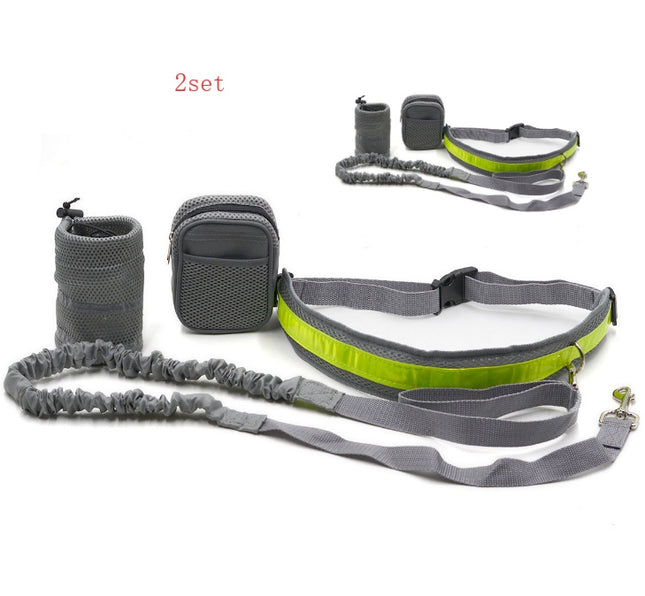 Laisse Mains-Libres Ajustable pour Chien - Jogging, Course & Sport avec Votre Compagnon