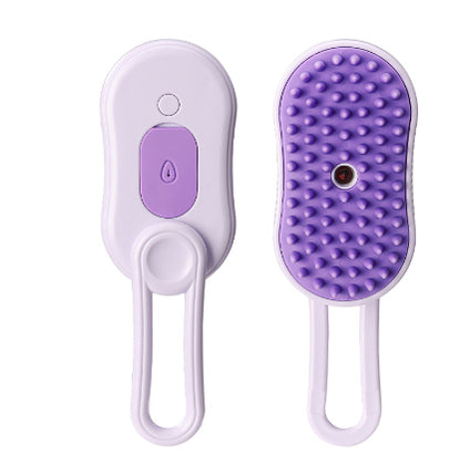 Brosse à Vapeur 3-en-1 pour Chiens et Chats – Toilettage et Massage